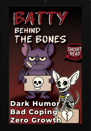 Batty Behind The Bones Cover